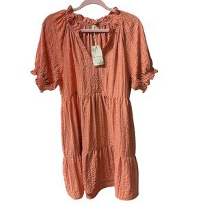 Orange Dress Fall Perfect! Has Pockets Hem & Thread NWT
